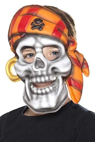 Smiffys 46979 Pirate Skull Mask (One Size)