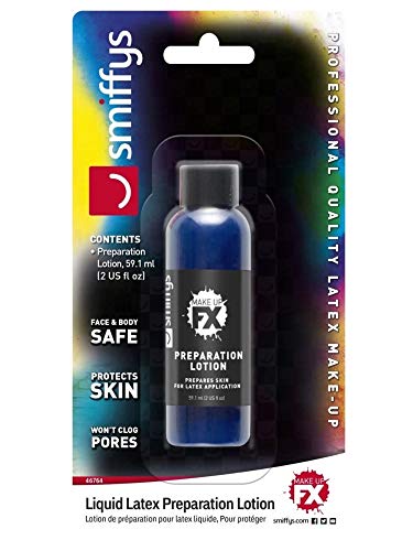 Smiffys Liquid Latex Preparation Lotion For Protection Make Up Kit