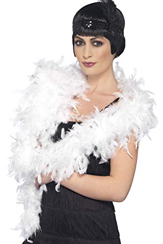 Smiffys 80 g Boa, Deluxe - White