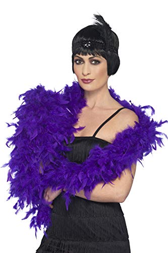 Smiffys 80 g Boa, Deluxe - Purple