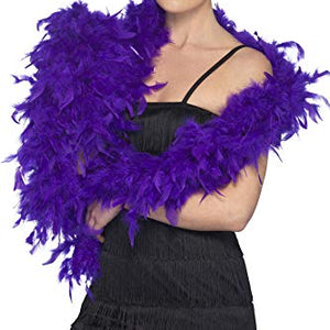 Smiffys 80 g Boa, Deluxe - Purple