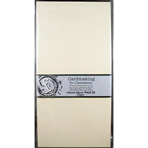 Ruby Rock-It Fundamentals Cardmaking Unscored Cardstock 5.5"X11" 20/Pkg-Cream
