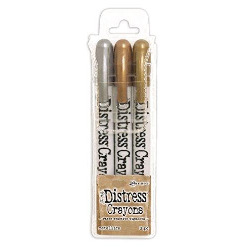Ranger Metallics Tim Holtz Distress Crayon Set