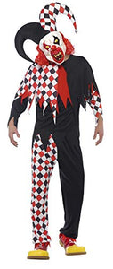 Smiffys 44734L Men's Crazed Jester Costume (Large)