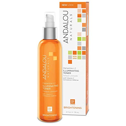 Pack of 2 x Andalou Naturals Brightening Clementine plus C Illuminating Toner - 6 fl oz