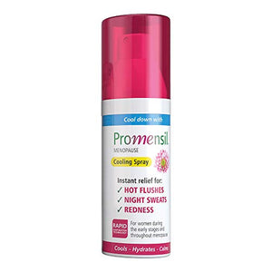 Promensil Menopause | Cooling Spray | Hot Flushes | Instant Relief | Night Sweats | Redness | 75ml