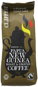 Clipper Organic Fairtrade Papua New Guinea Roast and Ground Arabica Coffee 227 g (Pack of 4)