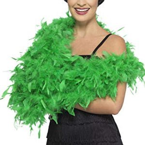 Smiffys 45135 Deluxe Boa Fancy Dress Costume Set, Green, One Size