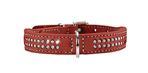 Collar Diamond Elk Petit, 32 Chili, Leather | Hunter