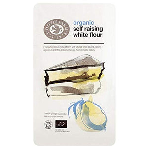 Doves Farm Self Raising White Flour 1kg (Pack of 5)