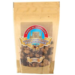 Pearls of Samarkand Org Black & White Mulberries 100g X 3 (Pack of 3)