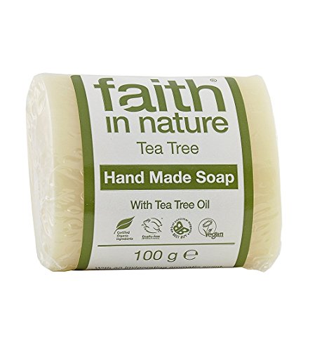 Faith in Nature Organic Tea Tree - Pack of 3 Soaps