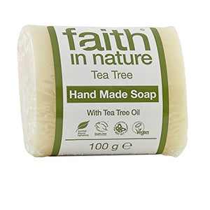 Faith in Nature Organic Tea Tree - Pack of 3 Soaps