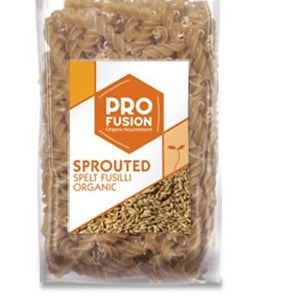 Profusiion Organic Sprouted Spelt Fusilli - 50% Sprouted 250g (Pack of 4)