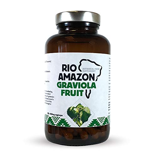 Rio Amazon 500 mg Graviola Fruit Extract - Pack of 120 Capsules