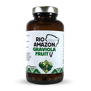 Rio Amazon 500 mg Graviola Fruit Extract - Pack of 120 Capsules