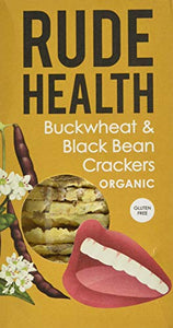 RUDE HEALTH Buckwheat & Blackbean Crackers 120g (PACK OF 1)