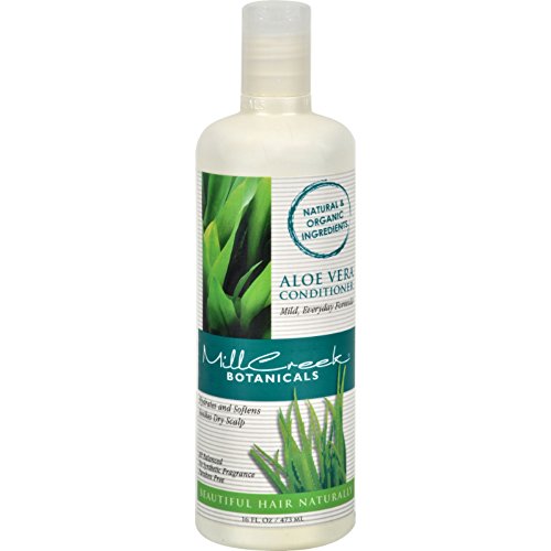 Pack of 1 x Mill Creek Organic Aloe Vera Conditioner - 16 fl oz