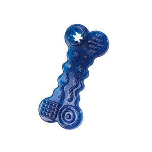 Solid Tpr Bone, 10 Cm Blue  Pack Of 3 | Hunter