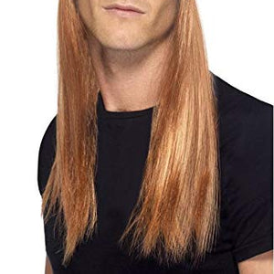 Smiffys 90's Rocker Kit with Auburn Wig, Bandana and Sunglasses