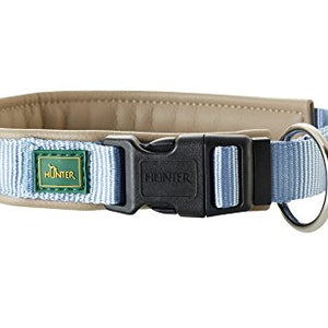Collar Sevilla Vario Plus 35-40 Cm, 20 Mm Nylon Blue/Artificial Leather Taupe | Hunter