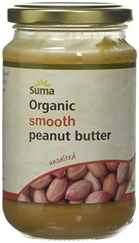 Suma Organic Smooth No Salt Peanut Butter 340 g (Pack of 6)