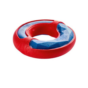 Dog Toy Yuroma Ring Tpr Foam, 12 Cm, Red/Blue  Pack Of 3 | Hunter