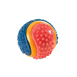 Multi Color Tpr Ball With Bell, 8 Cm Orange  Pack Of 3 | Hunter