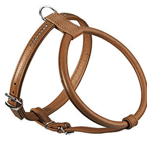 Harness Round & Soft Luxus Elk Pet 55/8 Elkskin Cognac | Hunter