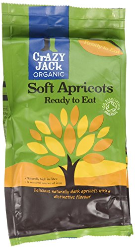 CRAZY JACK Organic Apricots 250g (PACK OF 3)