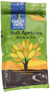 CRAZY JACK Organic Apricots 250g (PACK OF 3)