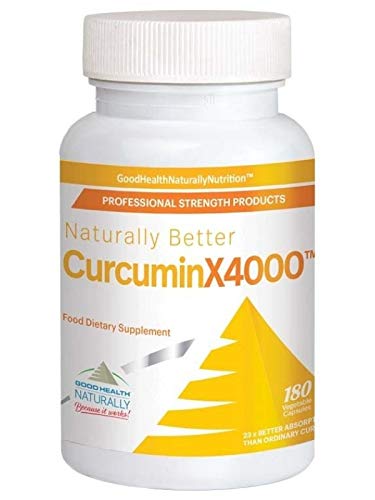 Good Health Naturally CurcuminX4000 - 180 Capsules