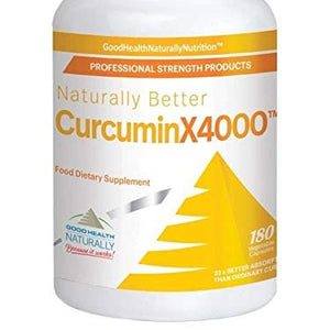 Good Health Naturally CurcuminX4000 - 180 Capsules