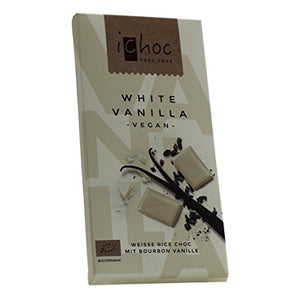 Vivani iChoc Organic White Vanilla Rice Chocolate 10 Bars