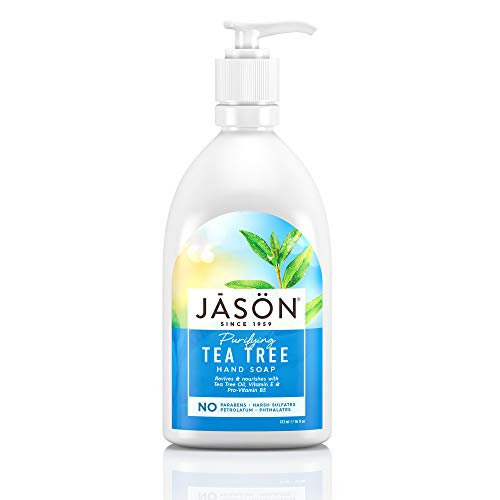 Jason Natural Products Tea Tree Liquid Satin Soap 473 ml
