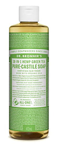 Dr Bronner Organic Green Tea Castile Liquid Soap 473 ml