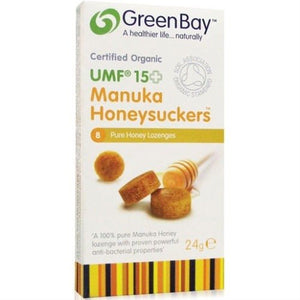 GreenBay Harvest Manuka Honey Lozenges 8 lozenges X 3 (Pack of 3)