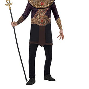Smiffys Men's Horus Costume, Tunic, Collar & Mask, Size: M, Color: Brown, 43731