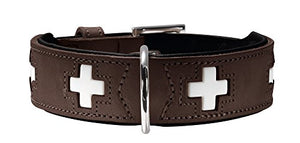 Collar Swiss 70 Organic Leather Brown/Nappa Bl. 56-63,5 | Hunter