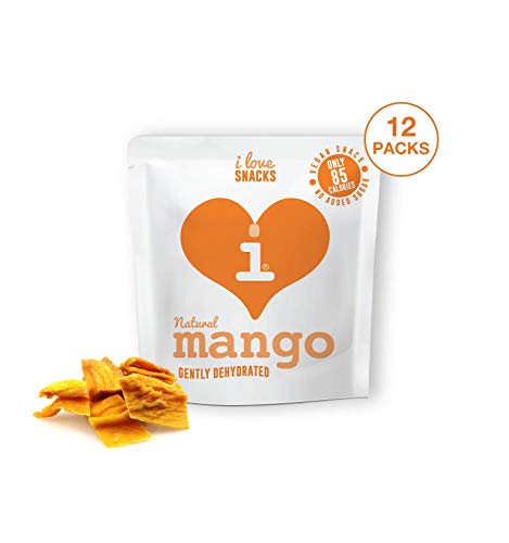 I Love Snacks Gently Dehydrated Mango (12 Packs x 25g)