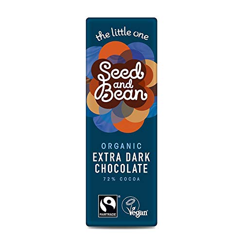 Seed & Bean Dark Chocolate Bar 72% 25g (Pack of 30)