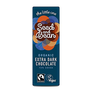 Seed & Bean Dark Chocolate Bar 72% 25g (Pack of 30)