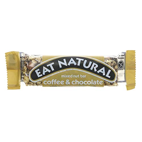 EAT NATURAL Coffee & Chocolate with Peanuts & Almonds 45g (PACK OF 12)