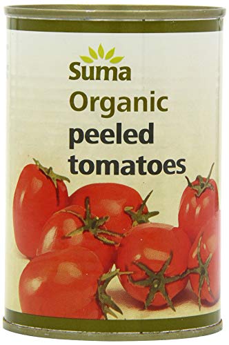 Suma Organic Peeled Tomatoes 400 g (Pack of 12)