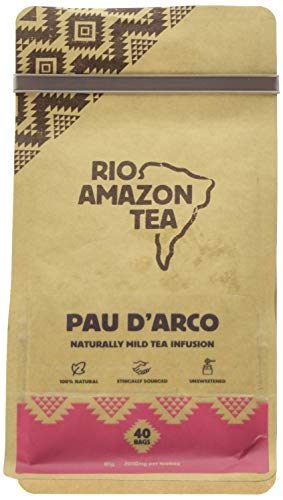 Rio Amazon Pau d'Arco Tea 40s 40bag x 4 (Pack of 4)