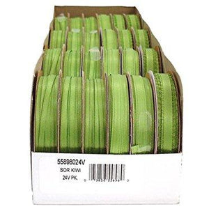 Ribbon Woven Edge Solid Color-Kiwi