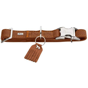 Training Collar Lucca Alu-Strong, L Cow Nappa Leather, Brown | Hunter