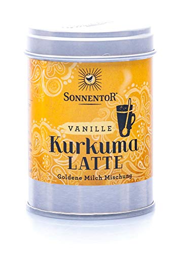 SONNENTOR Organic Turmeric Latte Vanilla Golden Milk (Tin) 60g (PACK OF 1)