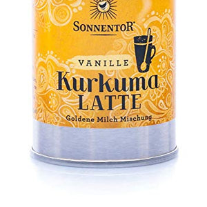 SONNENTOR Organic Turmeric Latte Vanilla Golden Milk (Tin) 60g (PACK OF 1)
