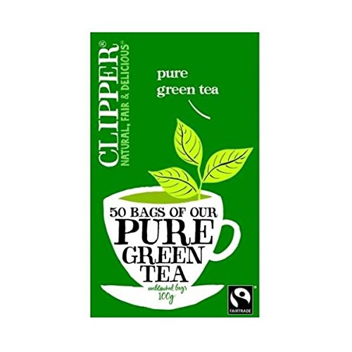 Clipper Ft Organic Green Tea 50bag x 5 (Pack of 5)